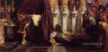 romantique romantisme Tableau Peinture - Ave Caesar Io Saturnalia romantique Sir Lawrence Alma Tadema